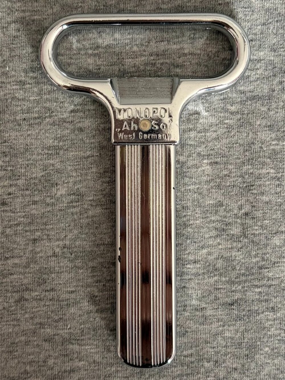 This is a Monopol Double Prong Cork Puller, Ah So West Germany